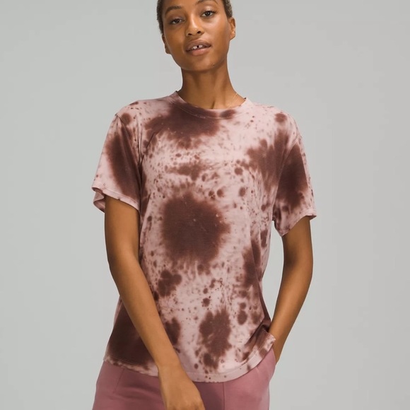 lululemon athletica Tops - Lululemon All Yours Tie Dye Boyfriend Tee